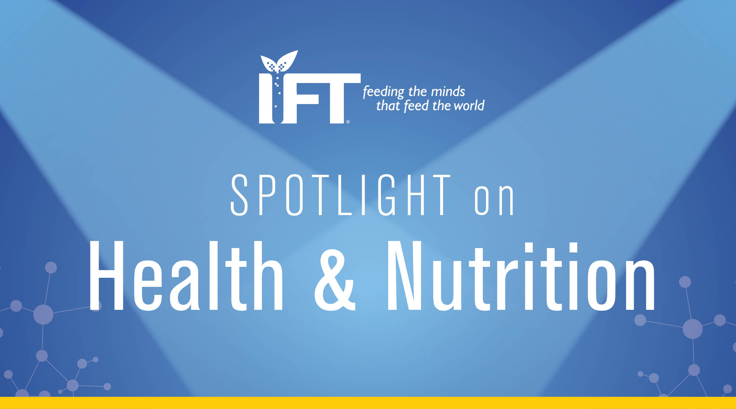 Health and Nutrition spotlight graphic