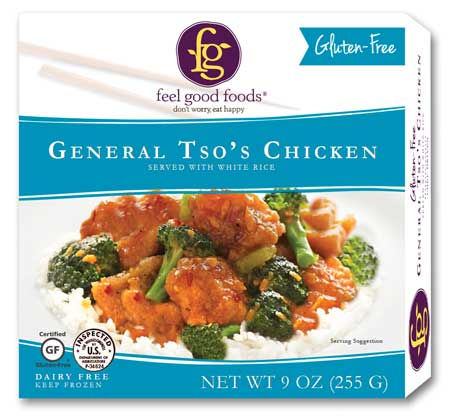 Feel Good Foods frozen gluten-free Asian meals