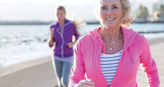 Woman jogging