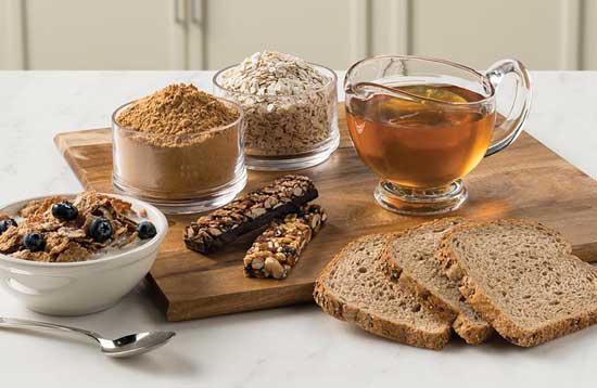 Cereal, bread and snack bar