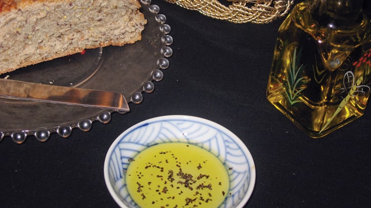 Whole Grain Bread and Oil