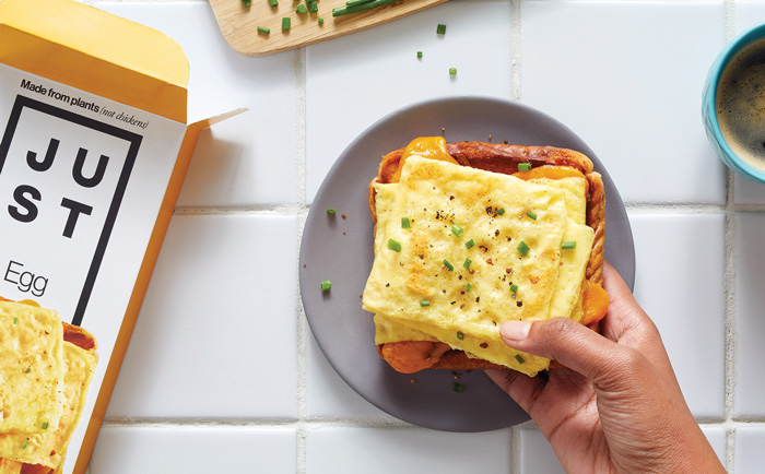 JUST Egg can be prepared in a skillet, oven, or toaster.