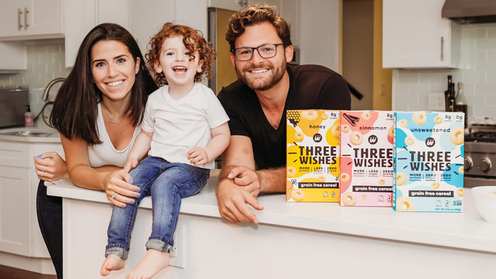 Margaret and Ian Wishingrad created Three Wishes Grain Free Cereal