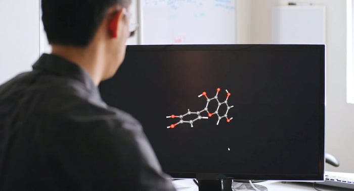 Digital mapping RNA on computer screen