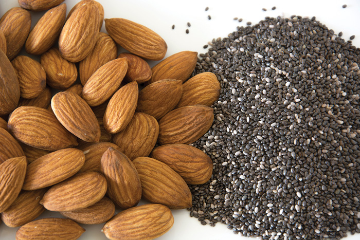 Nutraceuticals Almonds Chia