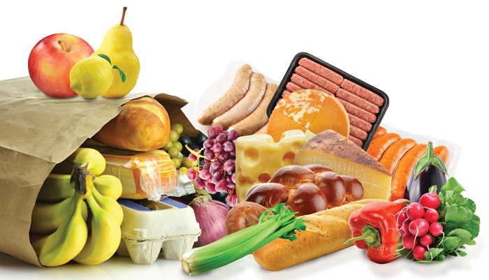 Bag of Abundant Groceries