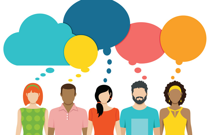 Thought bubbles vector