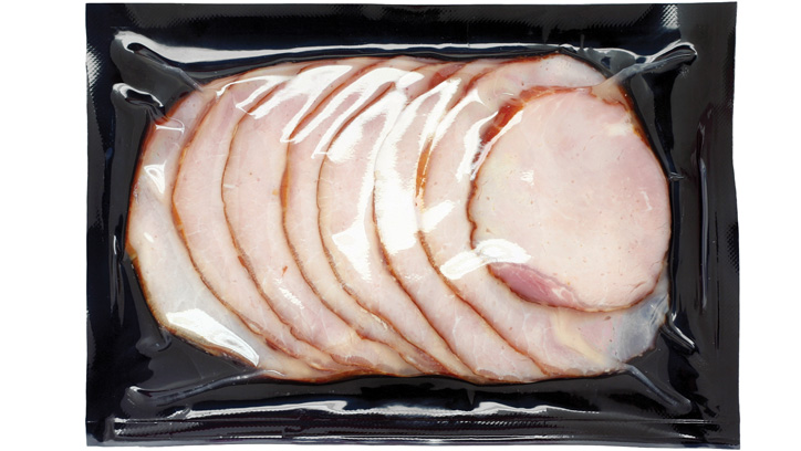 Deli meat in a package