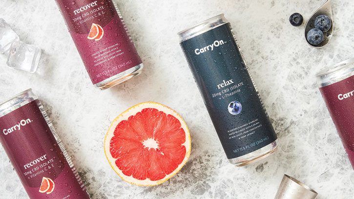 Ingredients Carry On beverages