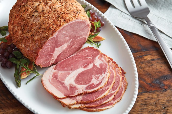 Sliced ham