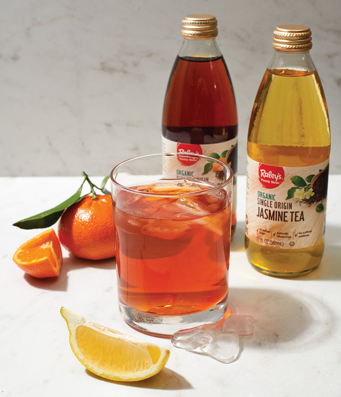 Social Tea with glass