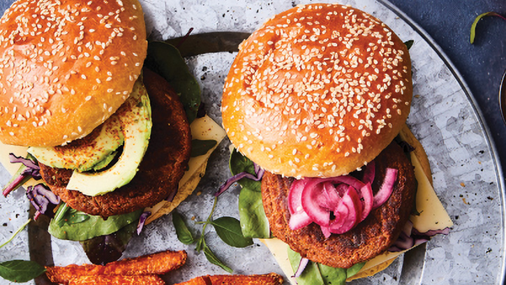 plant-based burger