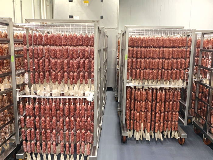 sausage drying room