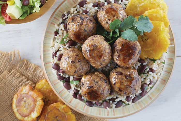 Franklin Farms Cuban Style Black Bean & Plantain Balls 