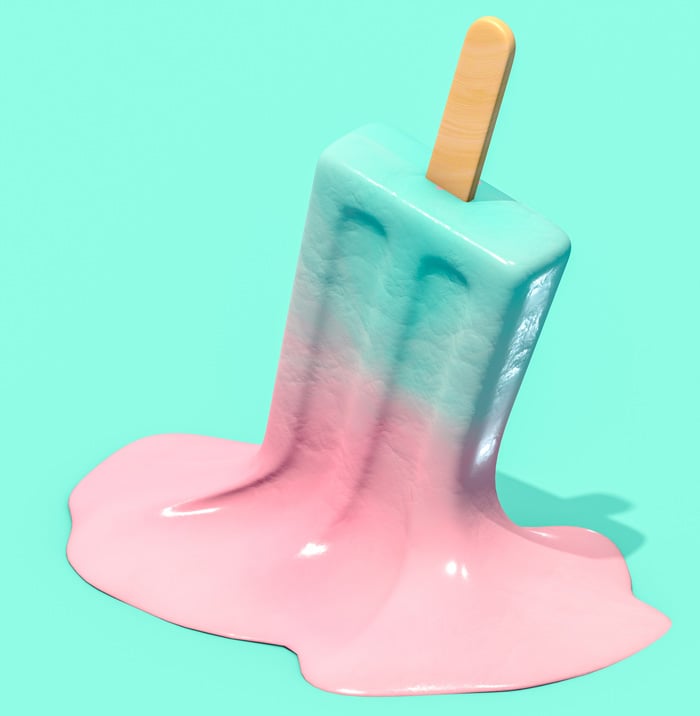 melting ice cream