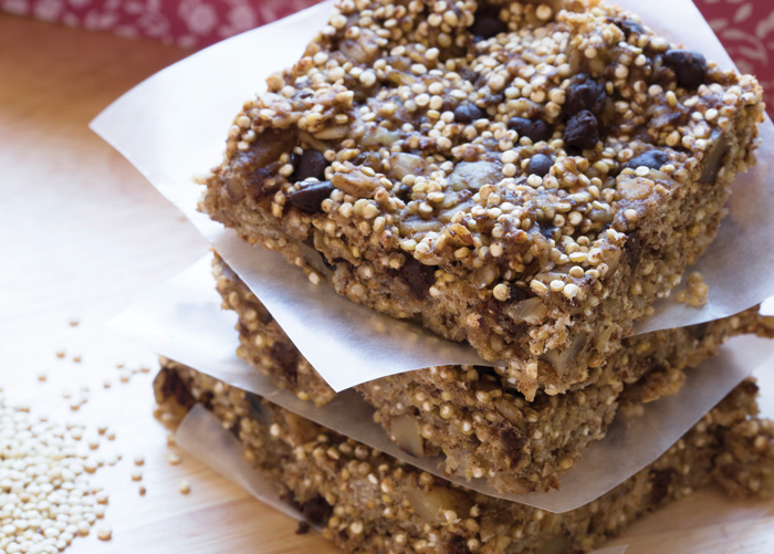 Quinoa Chocolate Chip Breakfast Bar