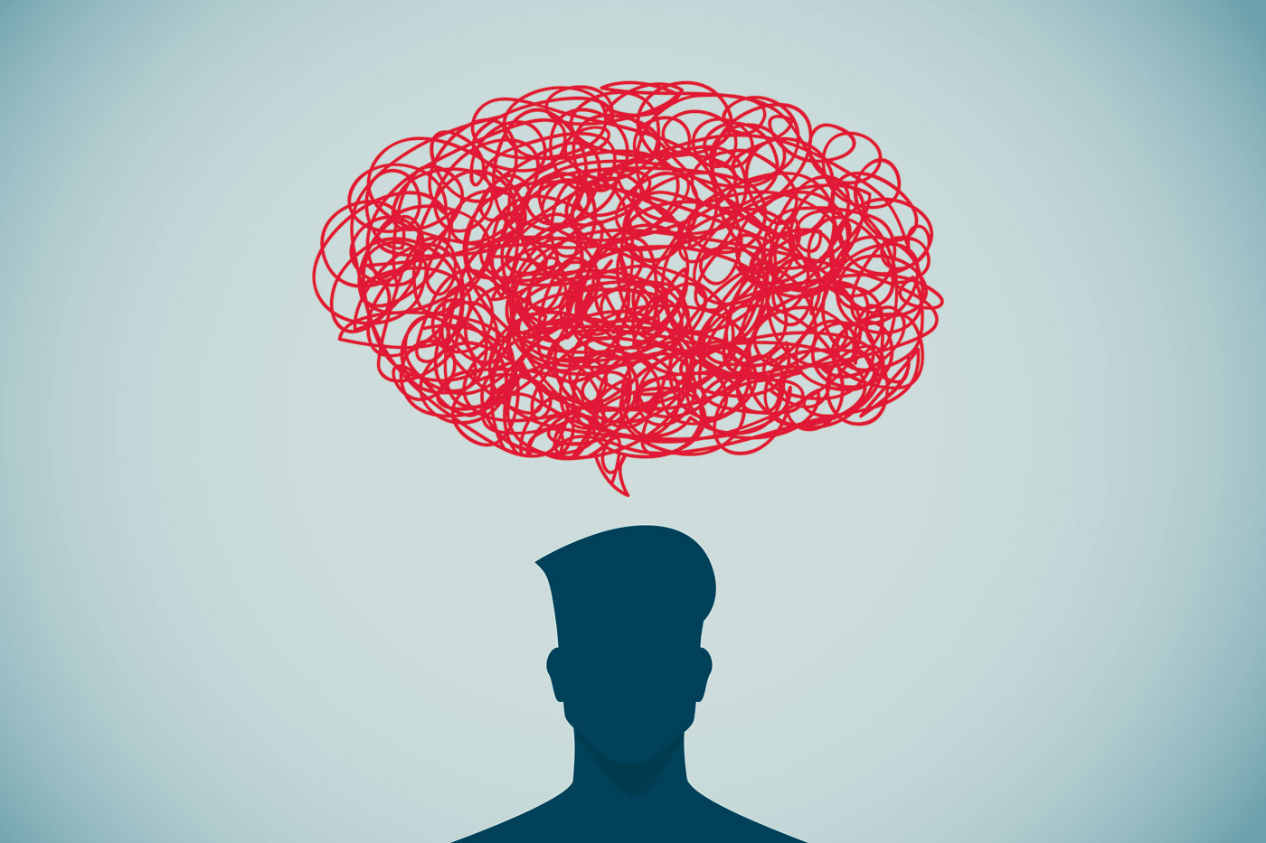 Jumbled Thoughts Illustration