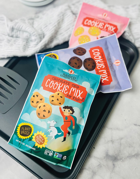 Raised Gluten Free’s cookie mixes