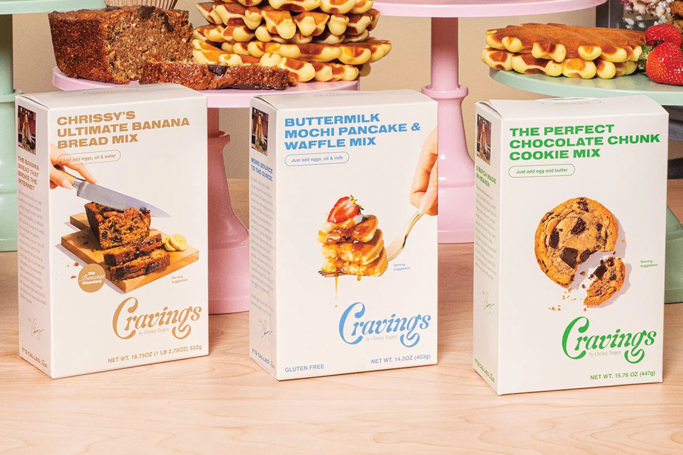 Baking mixes by Chrissy Teigen