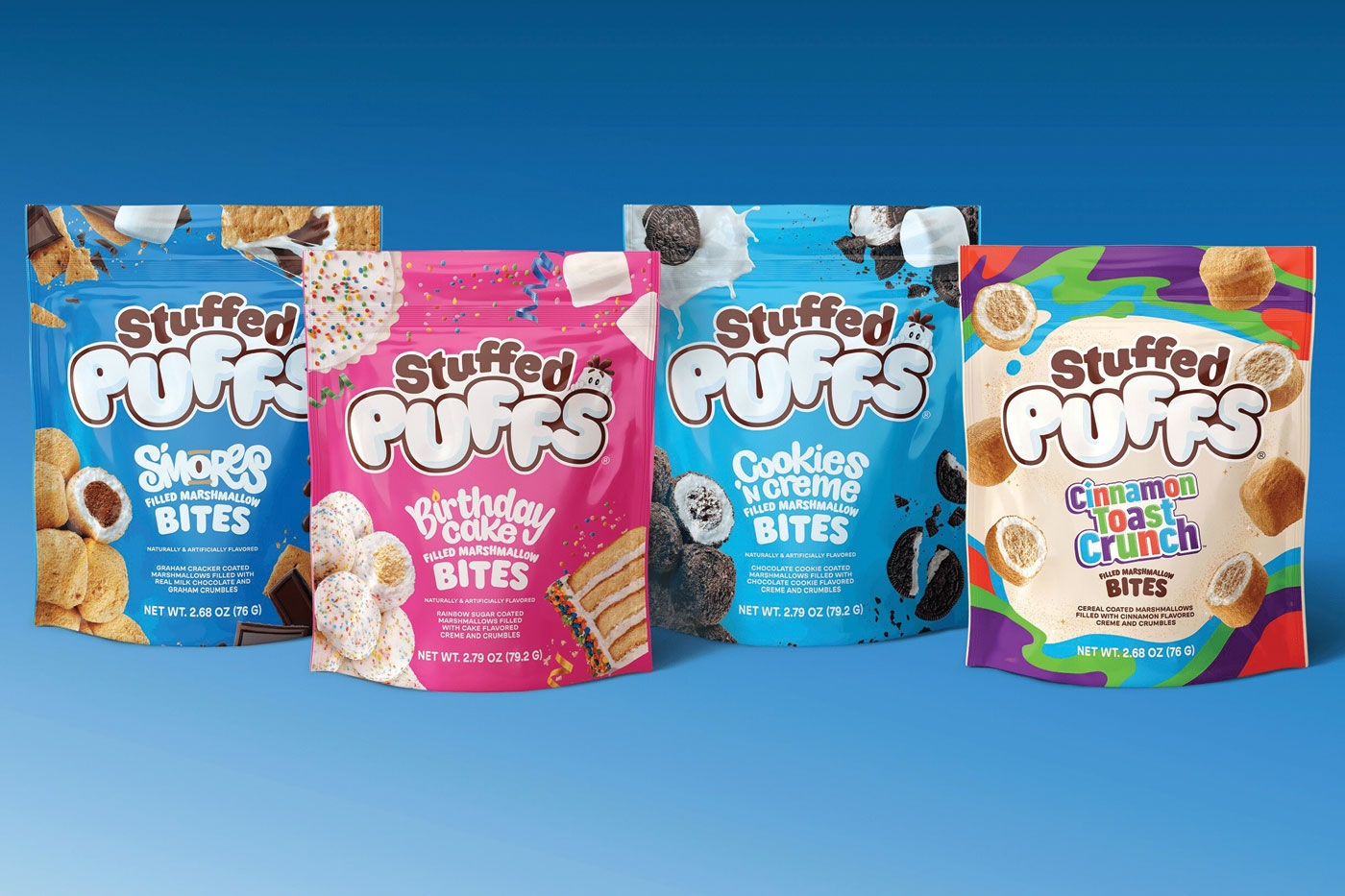 Stuffed Puffs Filled Marshmallow BITES.