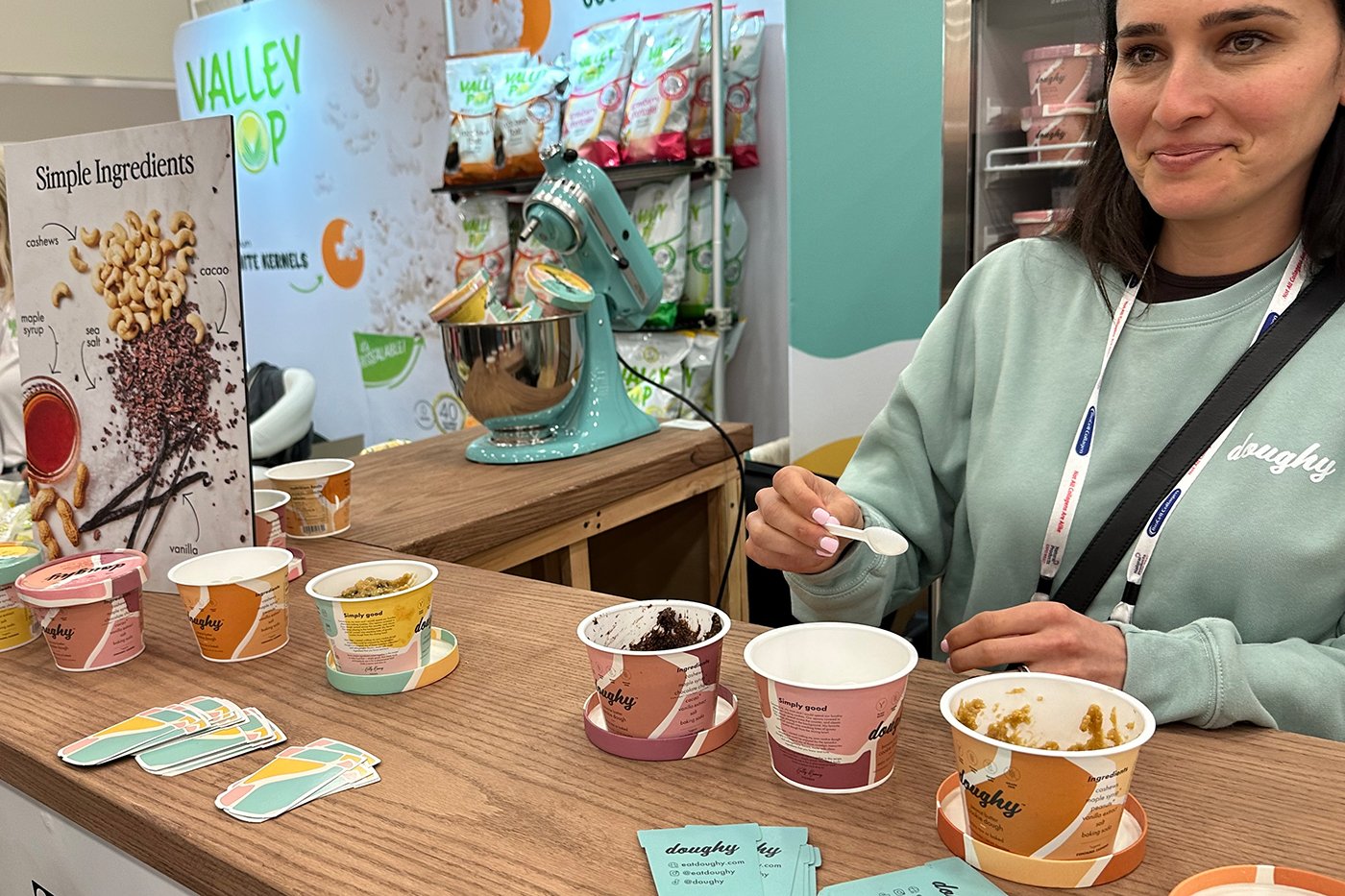 Doughy’s vegan cookie doughs