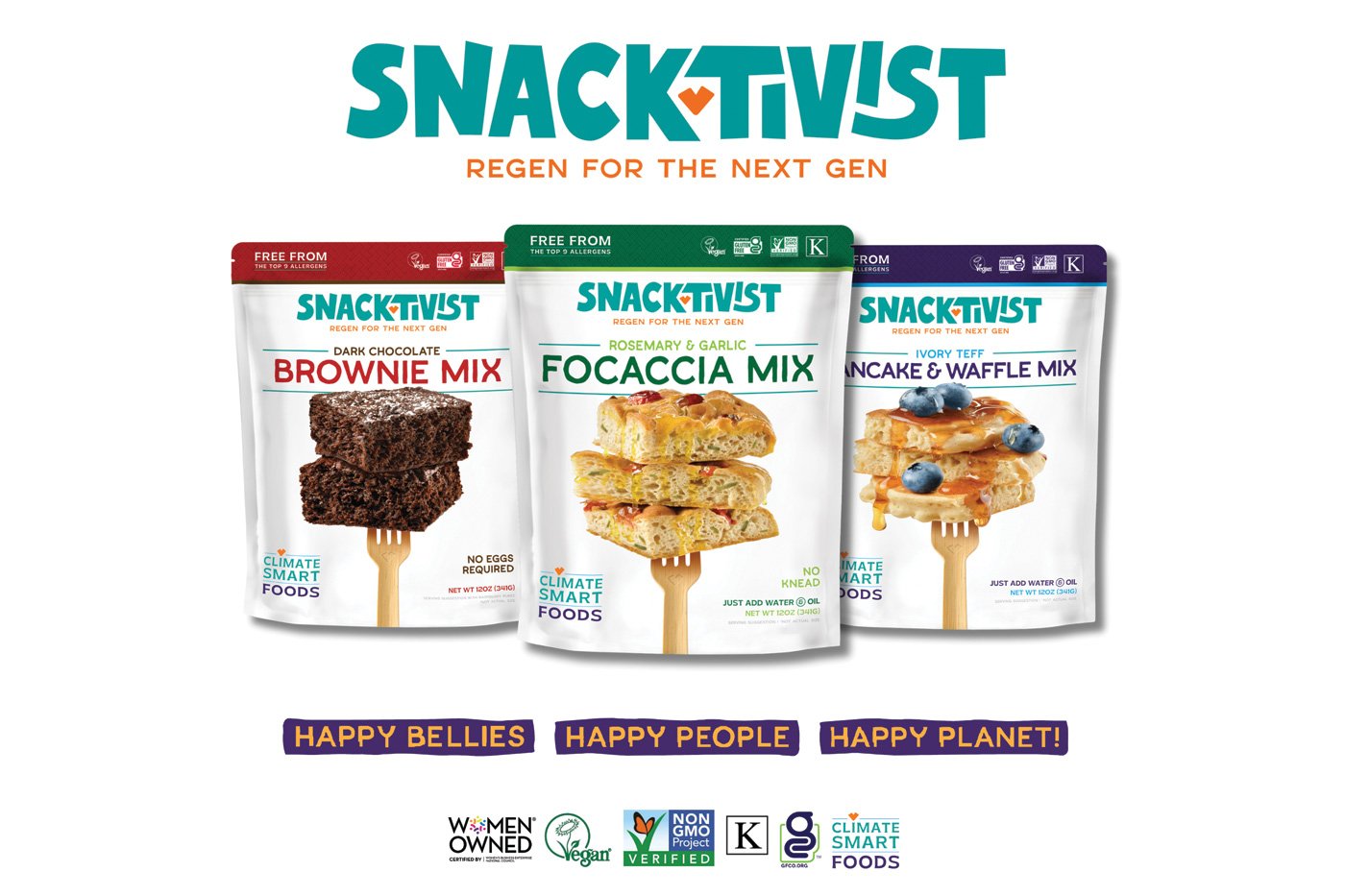 Snacktivist baking mixes