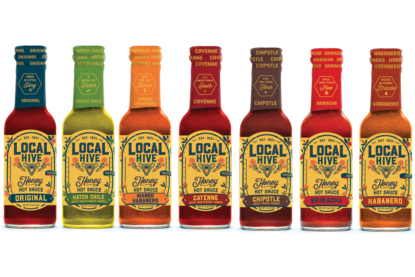 Local Hive Honey Hot Sauces