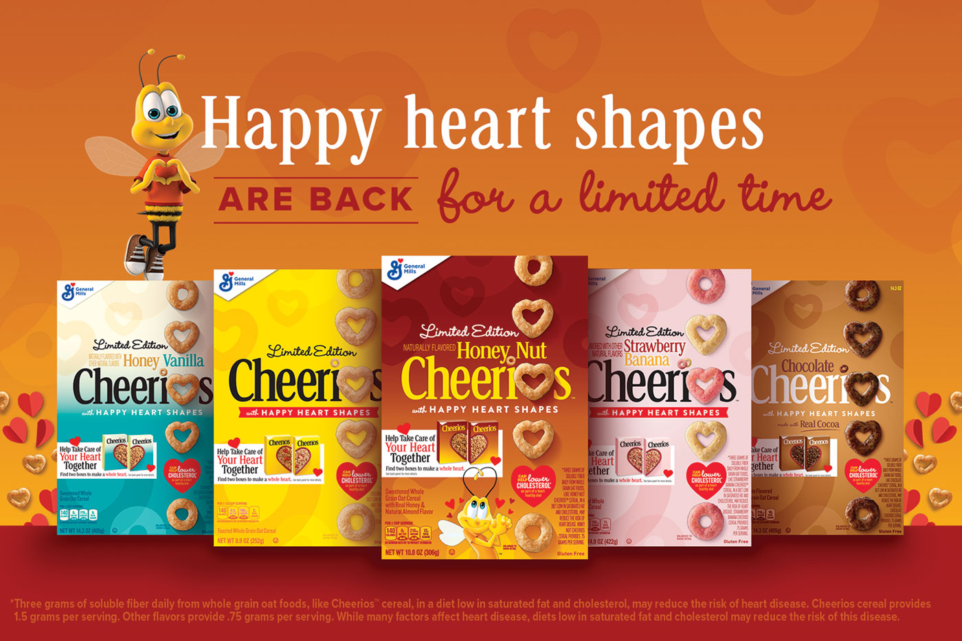 opular limited-edition Happy Heart Shapes Cheerios