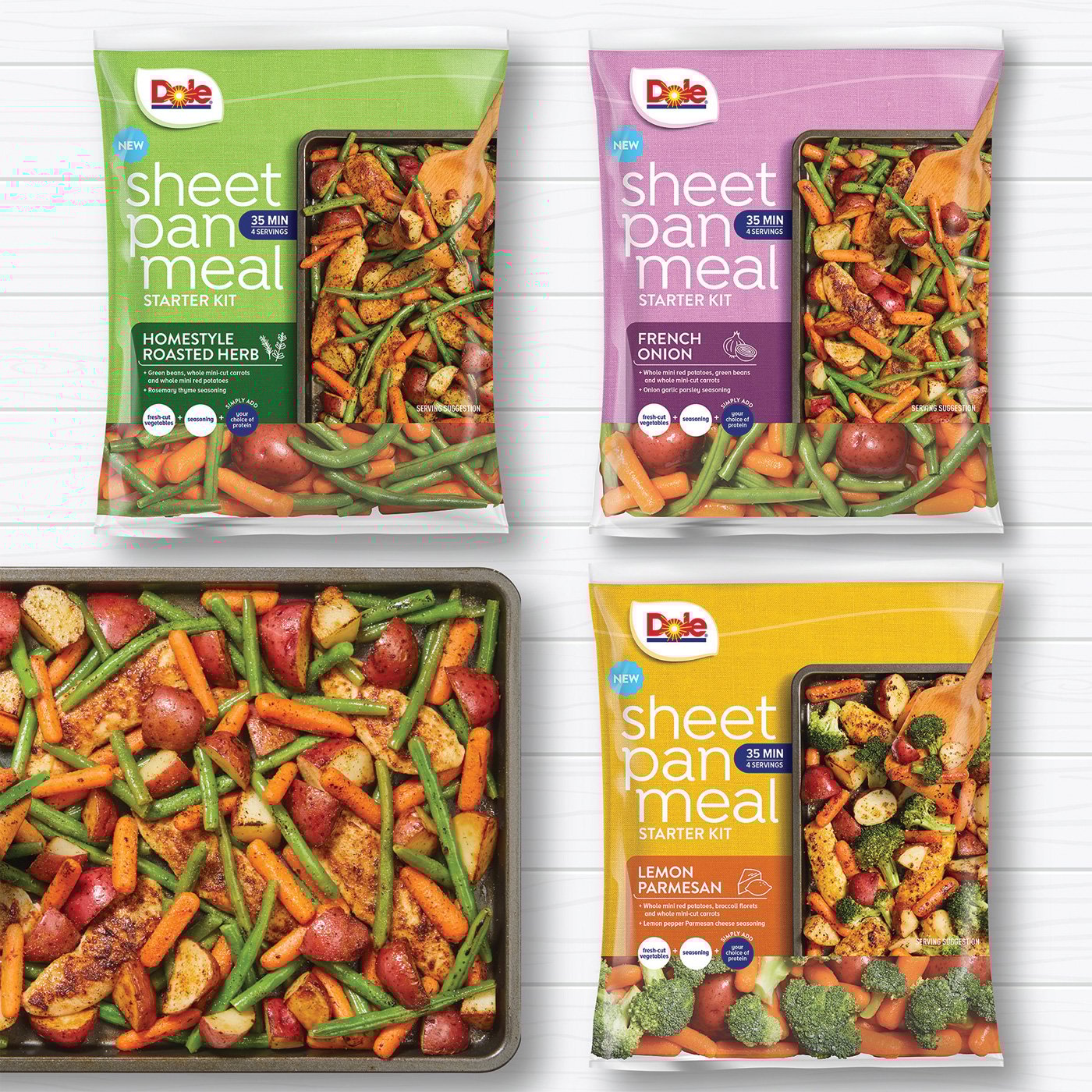 Dole Sheet Pan Meal Starter Kits