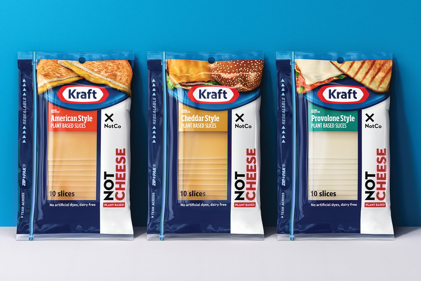 plant-based cheese slices