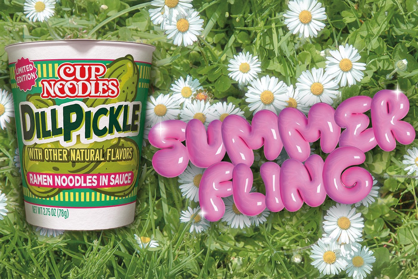 Nissin Foods&rsquo; limited-edition Cup Noodles Dill Pickle
