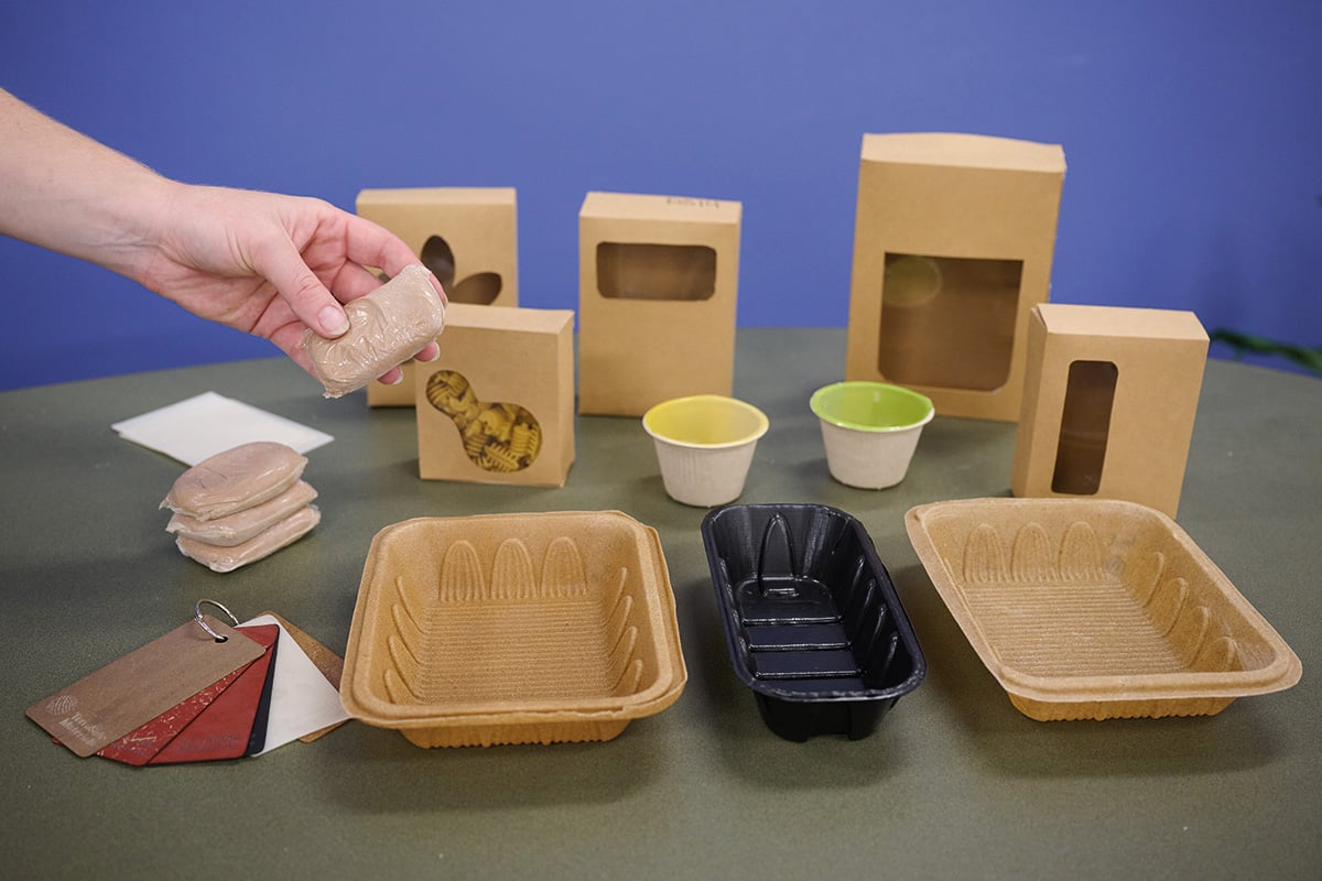 Examples of Terrasafe packaging.