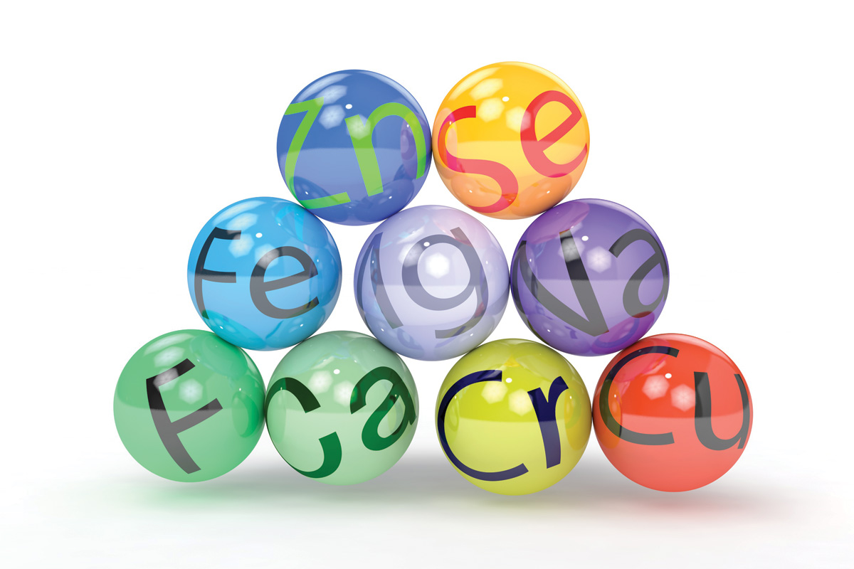 Vitamin beads concept 3d render.