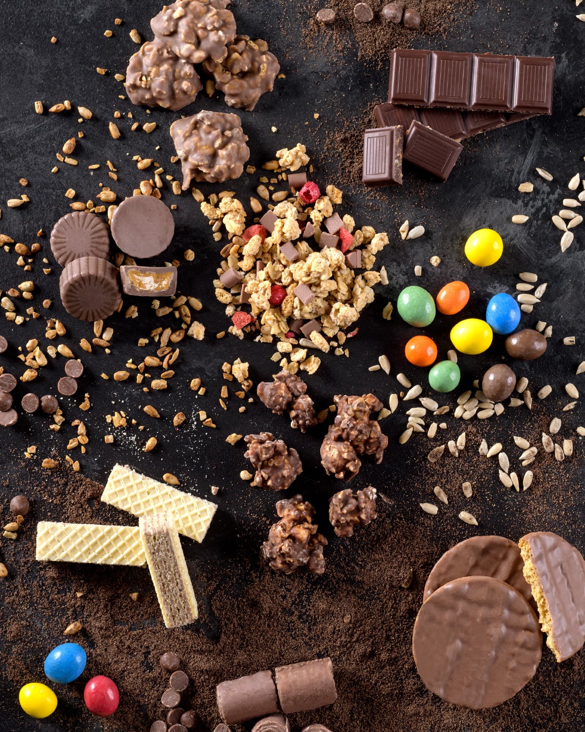 Chocolate products from Barry Callebaut and Nestl&eacute; using alternative ChoViva from Planet A Foods in product formulation.