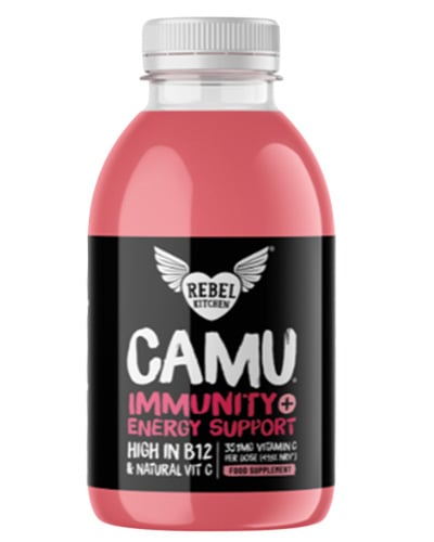 Camu camu health shots launched in the United Kingdom last year by Rebel Kitchen.