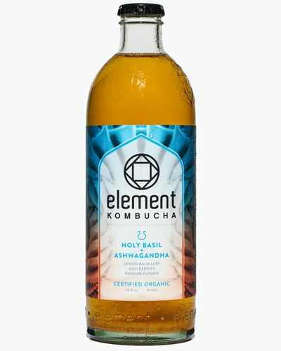 Element Holy Basil & Ashwagandha kombucha