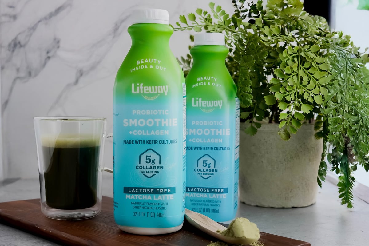Lactose-free Probiotic Smoothie + Collagen beverage