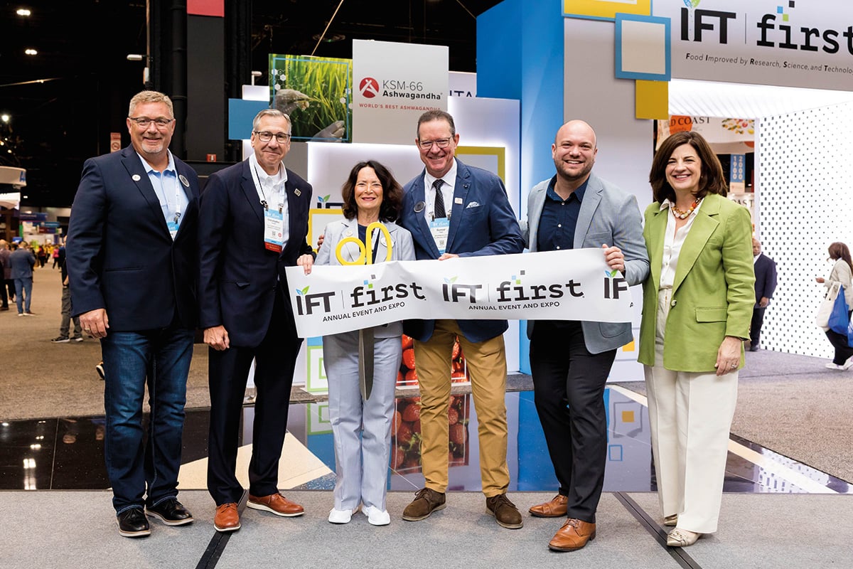 The opening of the Food Expo Hall with a ribbon-cutting ceremony.