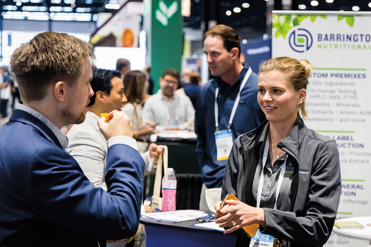 Food Expo exhibitors.