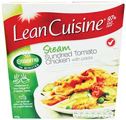 Lean Cuisine Steam entrees available in Australia