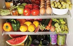 Food in refrigerator