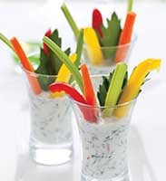 Yogurt is used to replace or partially replace sour cream.