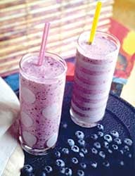 Blueberries are one of the most popular flavors of yogurt products.