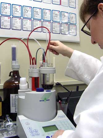 Technician in lab