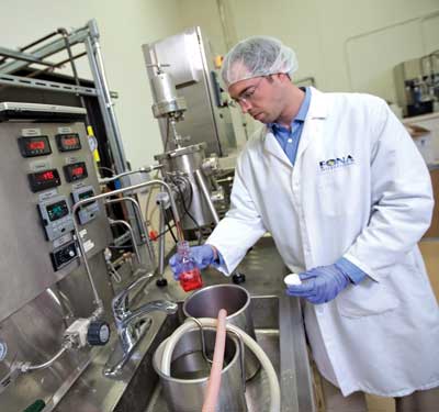 Technician in the lab