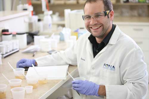 Technin in lab