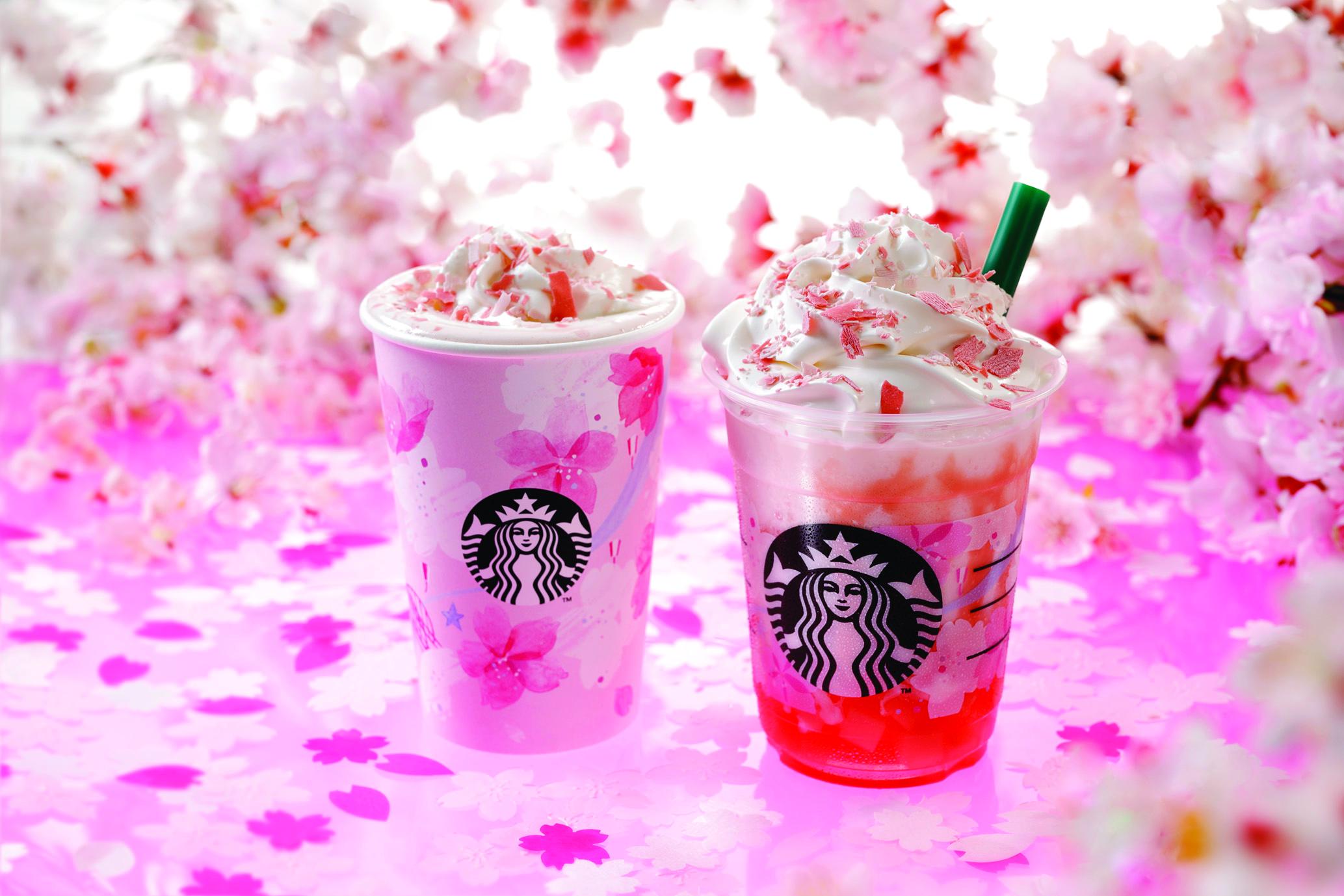 Starbucks Sakura Beverages