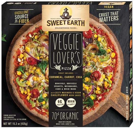 Sweet Earth pizza