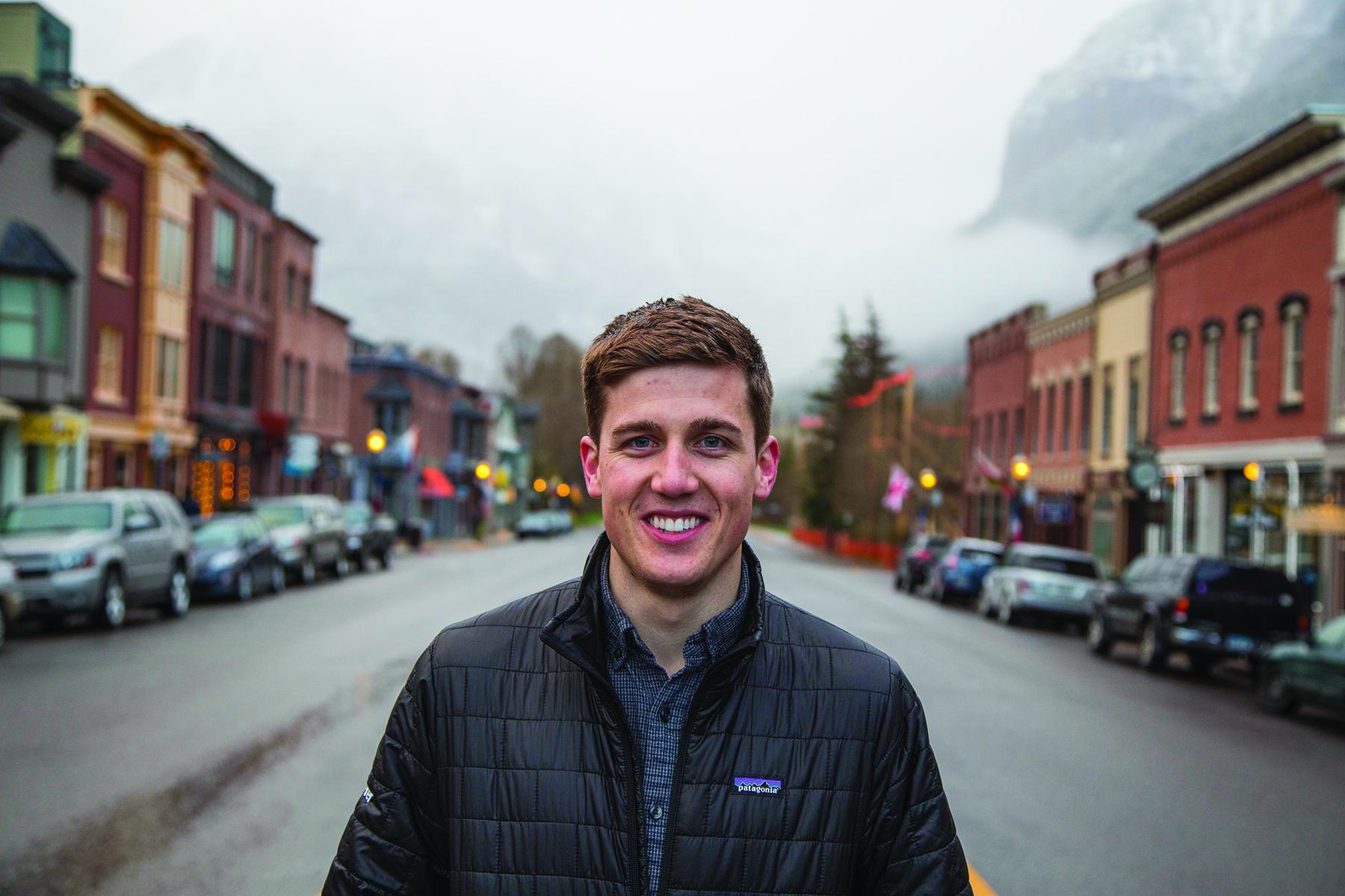 Andrew Shearer believes his company’s hydroponic system will help get fresh food closer to more consumers. Photo courtesy of Farmshelf