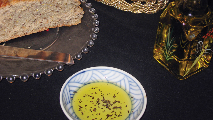 Whole Grain Bread and Oil